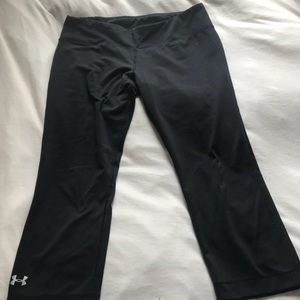 Under Armour Black Capri Workout Pants
